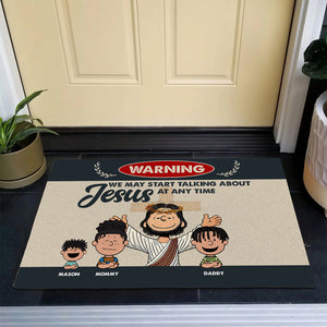 Personalized Gifts For Family Jesus Doormat 01OHMH150125HH-Homacus