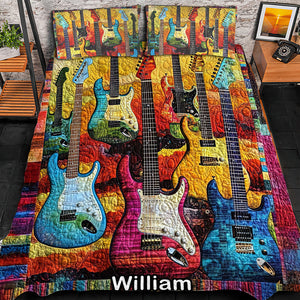 Personalized Gifts For Guitar Lovers Quilt Bedding Set Special Line 06QNQN301224-Homacus