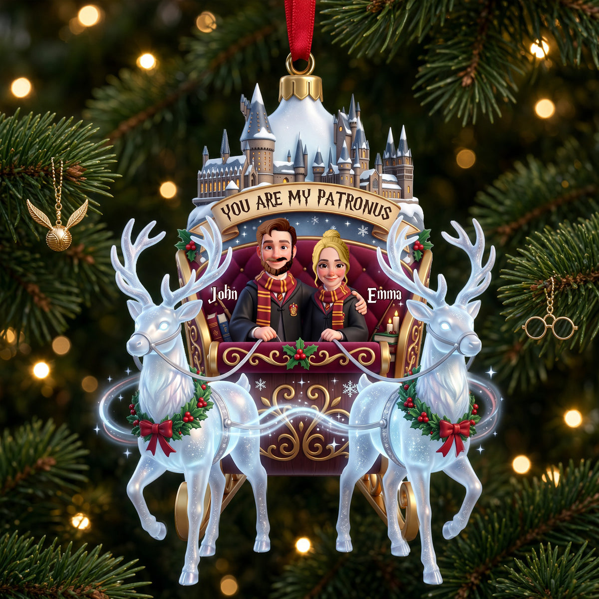 You Are My Guide Christmas Ornament - Personalized Gifts For Couple 01nalu120926