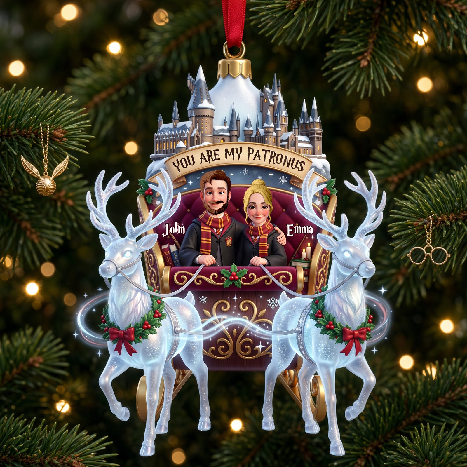 You Are My Guide Christmas Ornament - Personalized Gifts For Couple 01nalu120926-Homacus
