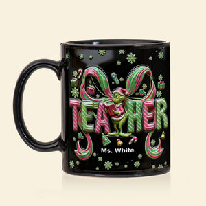 Preppy Coquette Teacher Mug - Personalized Gifts For Teachers 06qhqn201125-Homacus