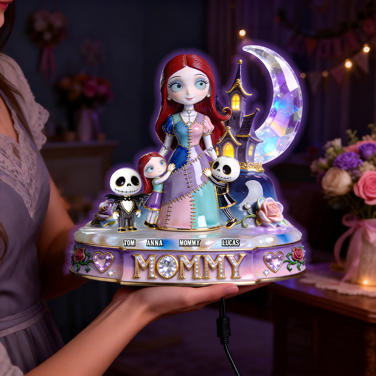 Dark Fantasy Mom & Kids Light Box - Personalized Gift For Mothers 02pgtn200426-Homacus