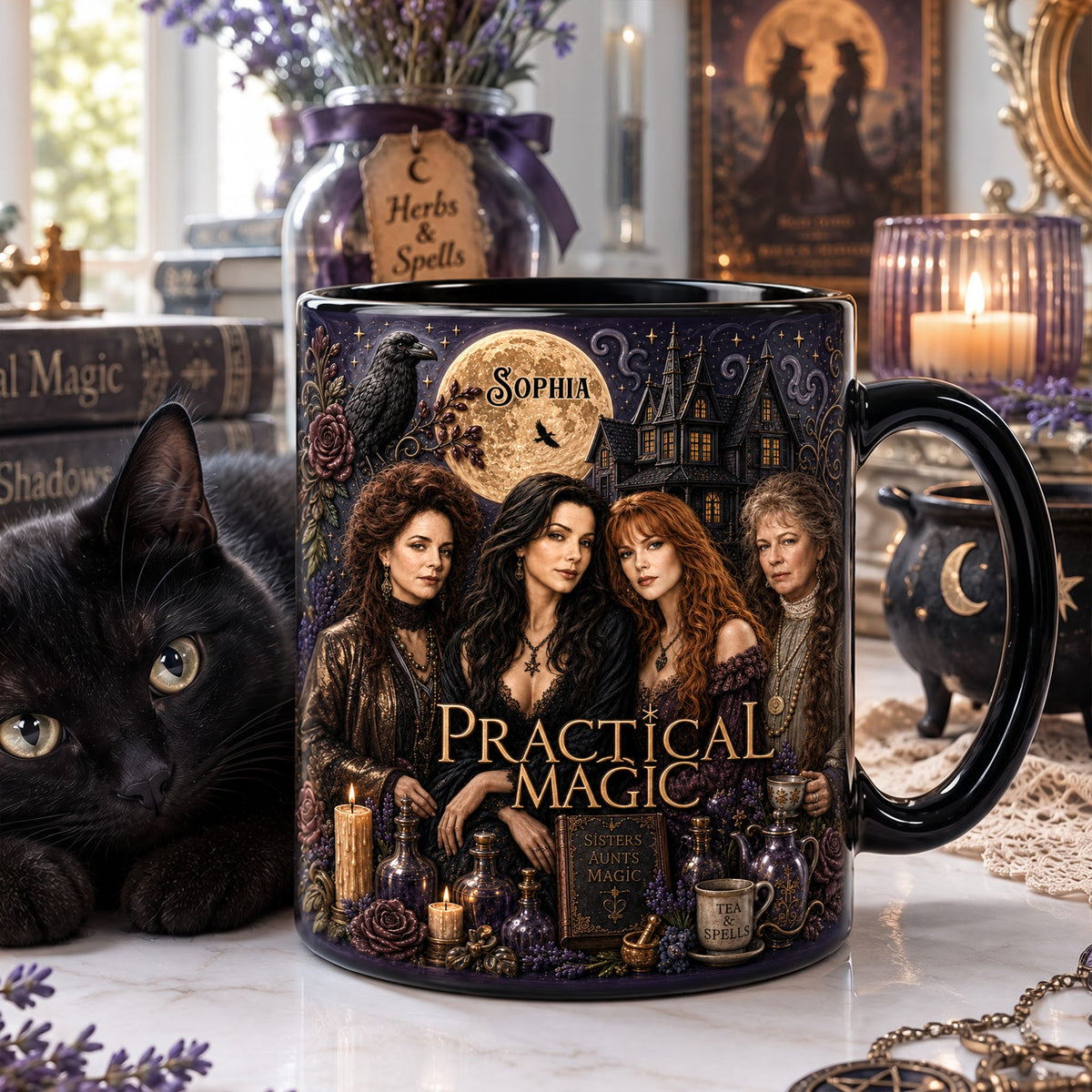 Enchanted Sisterhood Magic Mug - Personalized Gifts 05NALU080826