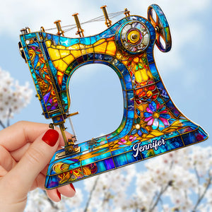 Sewing Suncatcher Ornament Personalized Gifts for Sewing Lovers 04HUDT170725-Homacus