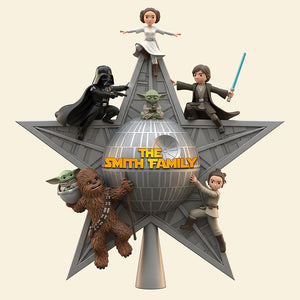 Personalized Gifts For Family Acrylic Christmas Tree Topper 01nata201125-Homacus