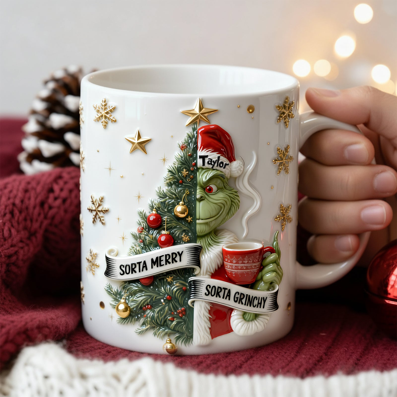 Personalized Annoyed Merry Spirit Mug 05QHLU201125-Homacus