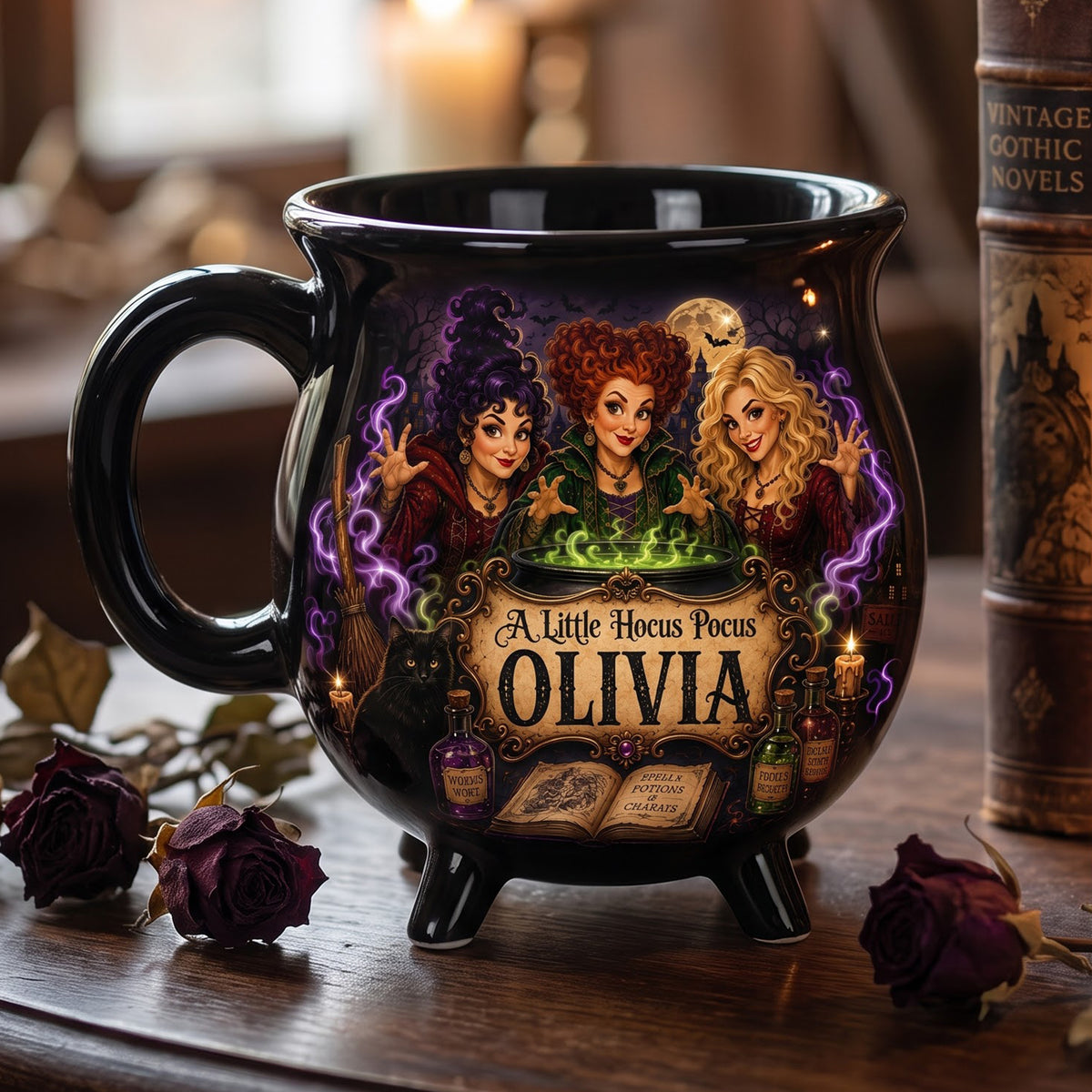 Dark Fantasy Cauldron Mug - Personalized Gifts For Friends 03HAQN180826