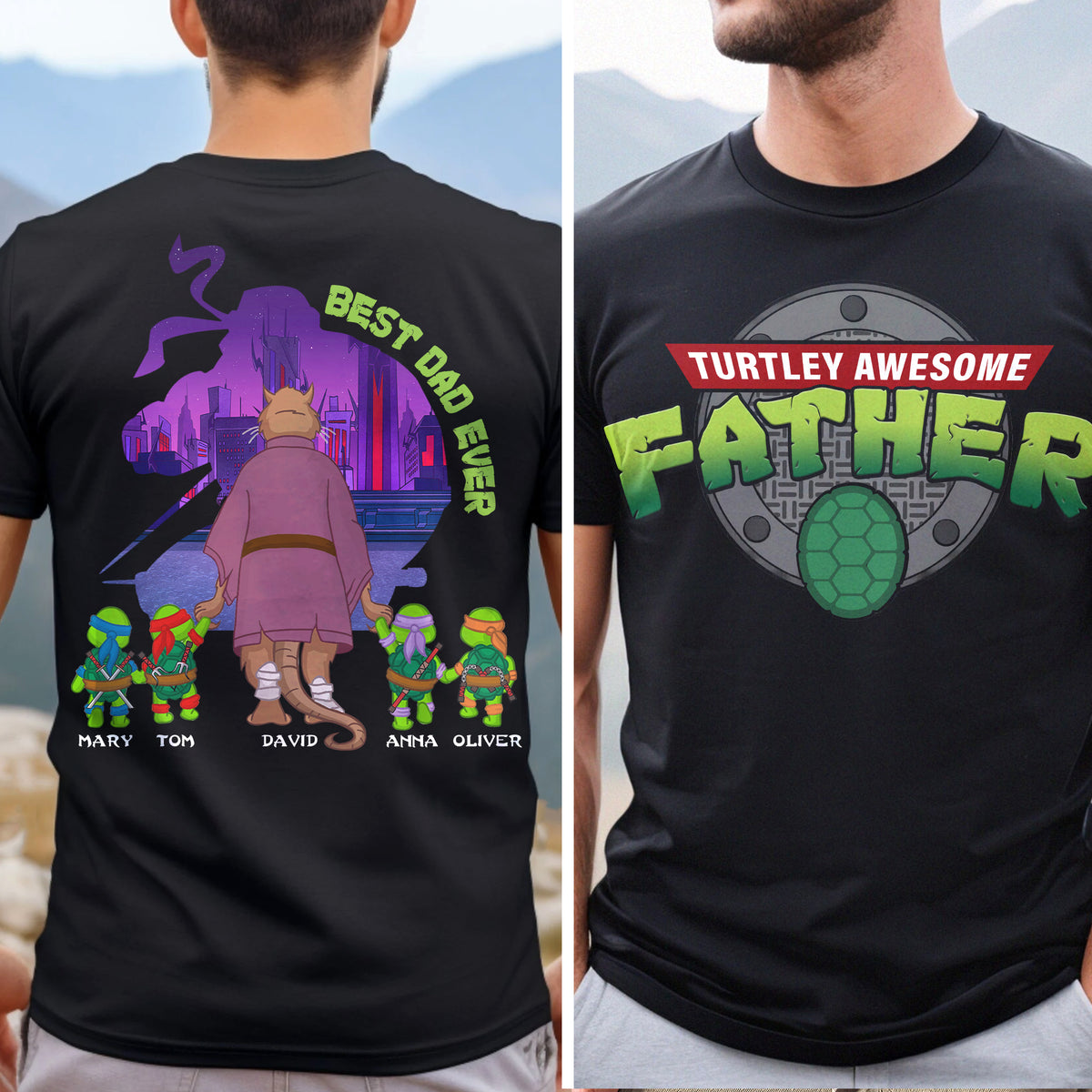 Personalized Gifts For Dad Shirt Best Dad Ever 05natn090425-Homacus