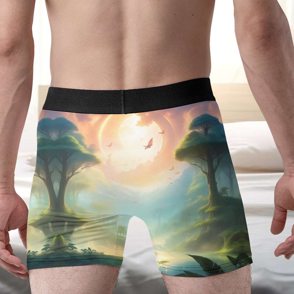 Personalized Gifts For Couple Men's Boxers 06TODT171224-Homacus