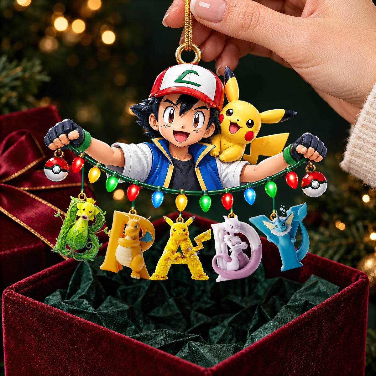 Adventure Alphabet Custom Name Ornament - Personalized Christmas Gifts 03ohdt240926