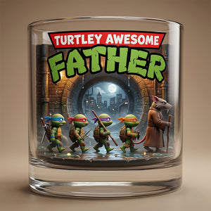 Hero Awesome Father Glass Mug Personalized Father's Day Gifts 06NADT240426-Homacus