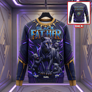 Predator Dad And Kids Shirt - Personalized Gifts For Father's Day Shirt 02HUQN080526-Homacus