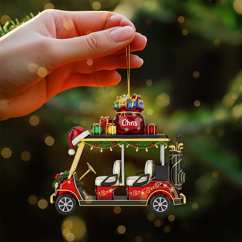 Golf Cart Ornament - Personalized Gifts For Golf Lovers 01ohta180825-Homacus