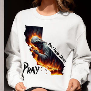 Pray for California Los Angeles Fire Shirt 05ohpu110125 Pray God Help Them-Homacus