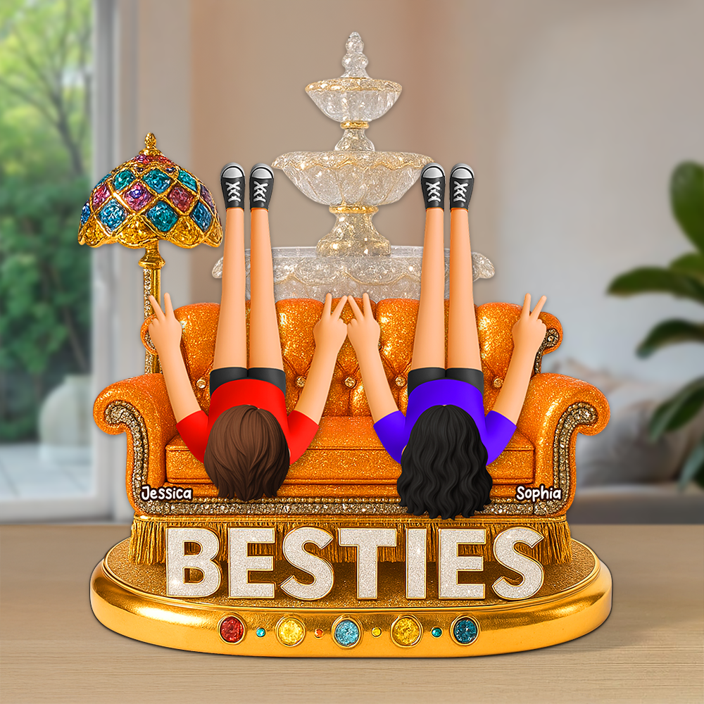 Besties Acrylic Plaque - Personalized Gifts For Best Friends 03napu210525-Homacus