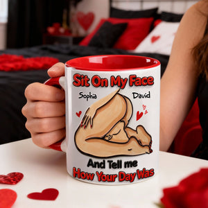 How Your Day Was Couple Coffee Accent Mug - Personalized Gift For Couple 04HULU270126-Homacus