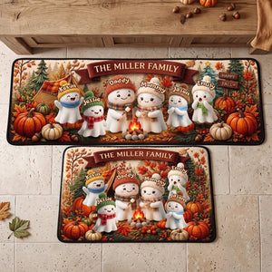 Lovely Boo Family Bonfire Runner Rug - Personalized Gift For Family 03tota290826