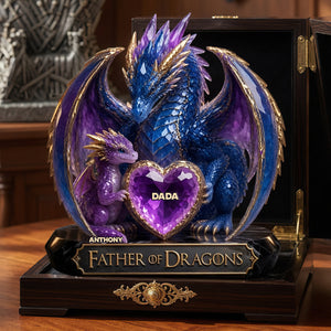 The King Of The Realm Dad Acrylic Plaque - Personalized Gifts For Dad 02TYDT090526-Homacus