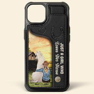 Personalized Gifts For Horse Lovers Leather Flip Wallet Phone Case 05tgqn260225tm-Homacus