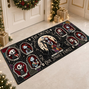 Cute Spooky Family Moments Runner Rug - Personalized Christmas Gifts For Family 06padt021026-Homacus