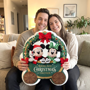 Holiday Together Pillow - Personalized Gifts For Couple 02totn081026-Homacus