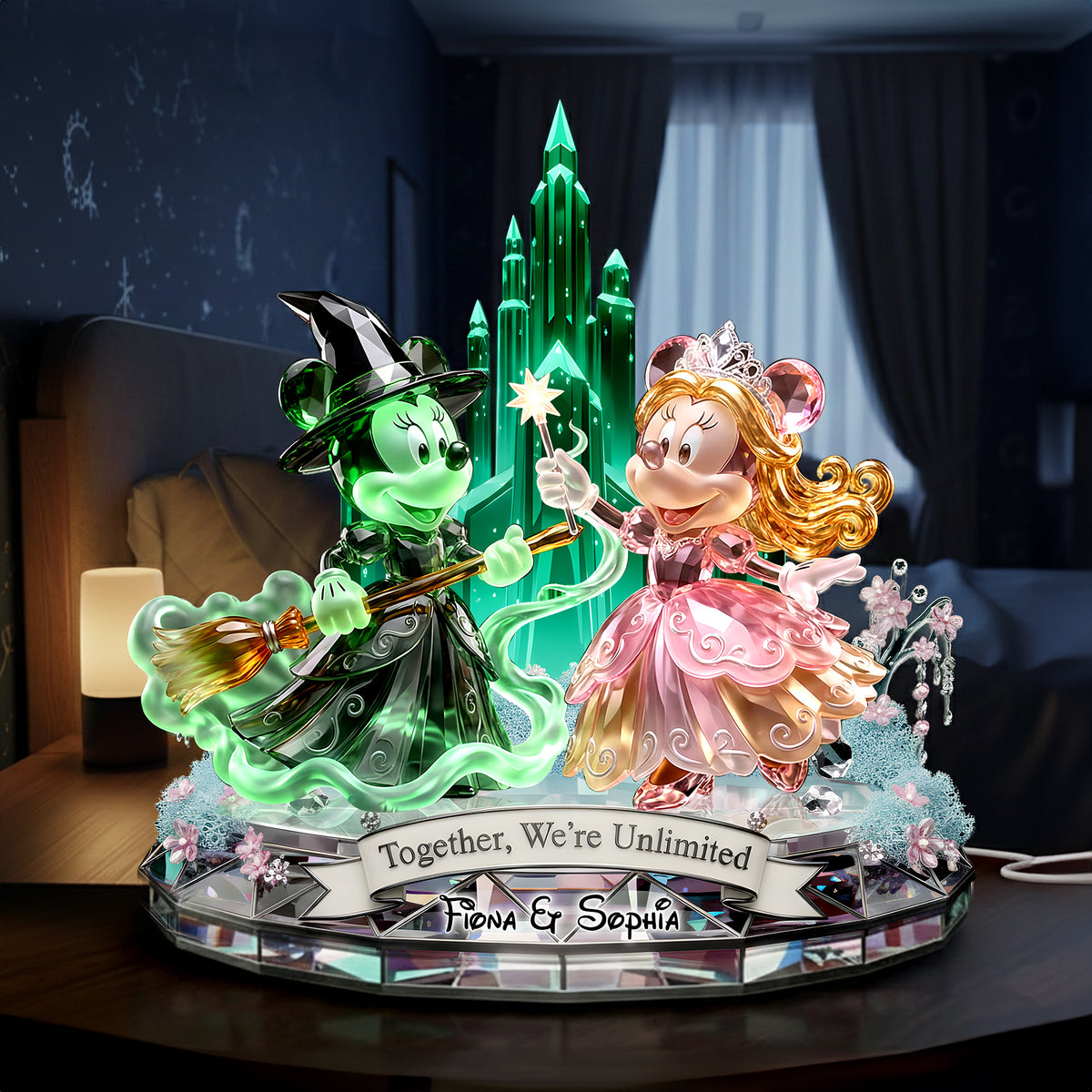 We're Unlimited Friend Acrylic Light Box - Personalized Gift For Friends 04PALU021225-Homacus