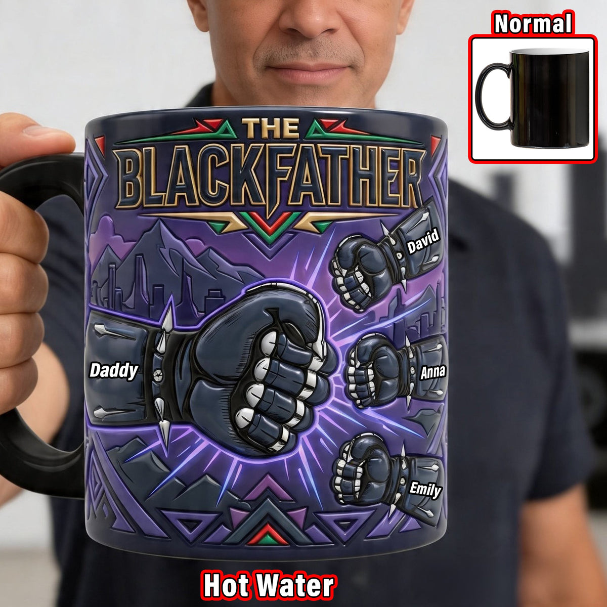 Father Of Power Magic Mug - Personalized Gifts For Dad 02NAQN200426-Homacus