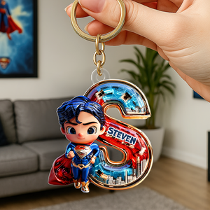 Initial Letter Keychain - Personalized Gifts For You 02tgpu170625-Homacus