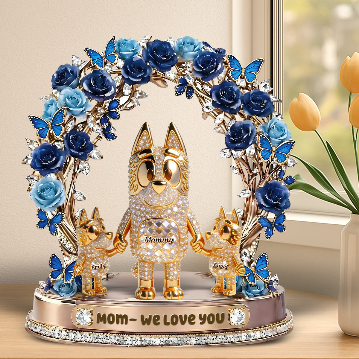 Mom We Love You Acrylic Plaque - Personalized Gifts For Mom 03ohqn160426-Homacus