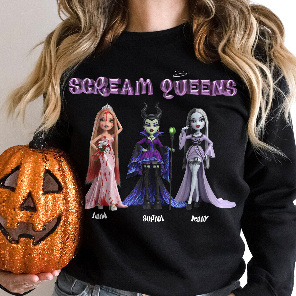 Slay Baddie Shirt, Personalized Gifts For Friends Horror Fans 04qhtn090925-Homacus