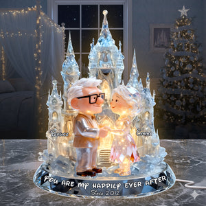 Shimmering Fairytail Couple Acrylic Light Box, Personalized Gifts For Couple 02QHLU301025-Homacus