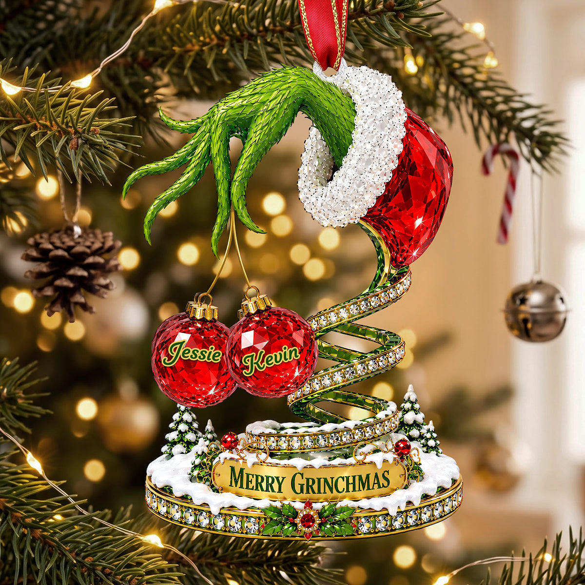 Funny Furry Hand Personalized Christmas Gifts 03OHTA250826
