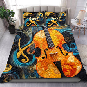 Personalized Gift For Violin Lover Quilt Bedding Set Special Line 03HUMH051124-Homacus