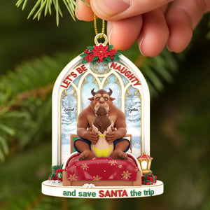 Personalized Funny Gifts For Couple Christmas Ornament 03natn110925-Homacus
