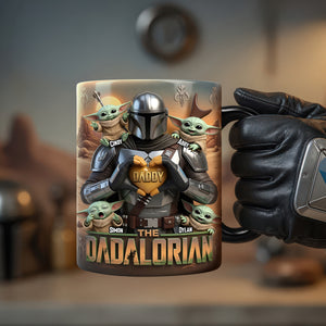Space Dad Magic Ceramic Coffee Mug - Personalized Gifts For Father's Day 01tydh250526-Homacus