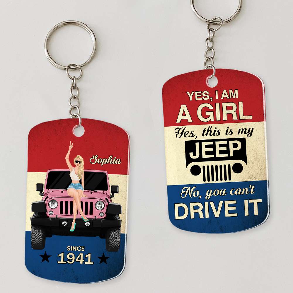 Personalized Gifts For Car Lovers Keychain 03HUDT210624-Homacus