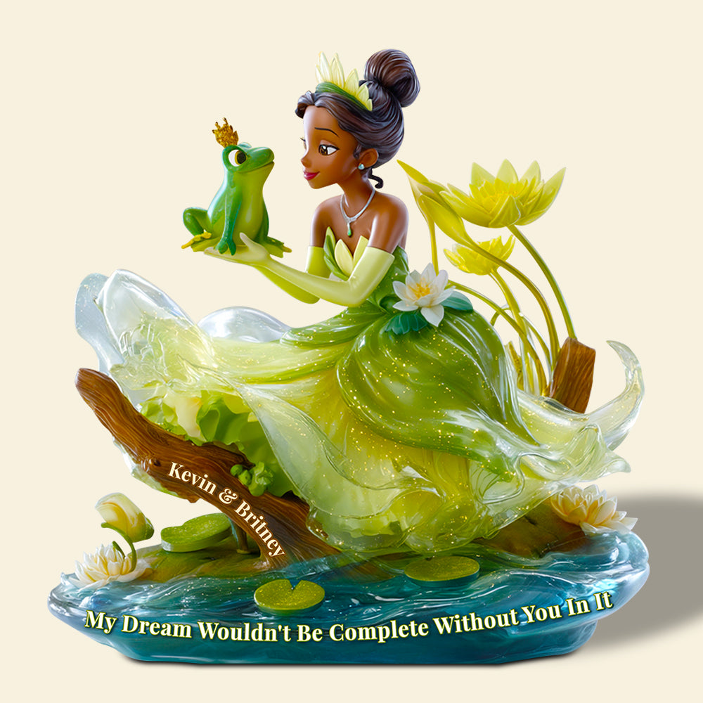 Kissing Frog Couple Acrylic Plaque Personalized Gifts For Couple 02TGDT060525-Homacus