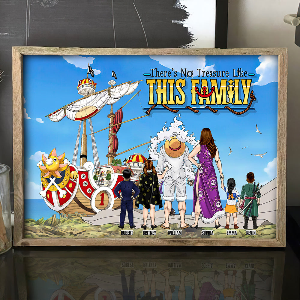 Personalized Gifts For Family Canvas Print There's No Treasure Like This Family 02HUDT210324PA-Homacus