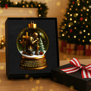 Warrior Ornament - Personalized Gifts For Christian 03tota190825-Homacus