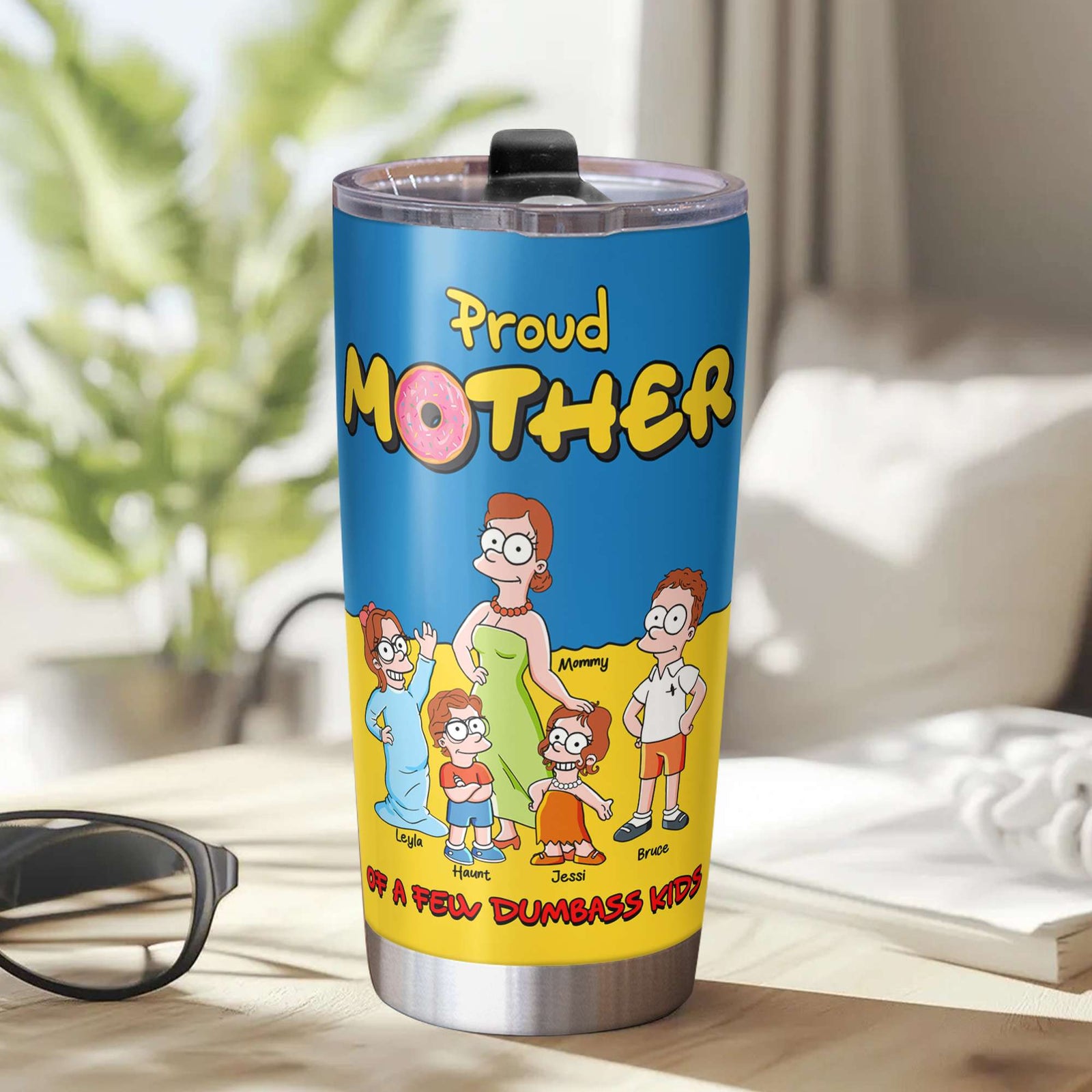 Proud Mother 20oz Tumbler - Personalized Gifts For Mother 01KALU020425PA-Homacus