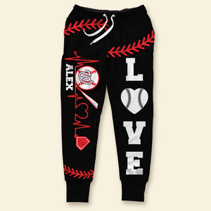 Personalized Gifts For Baseball Lover Sweatpant 01OHMH031224-Homacus