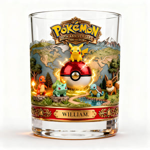 Cute Creature Squad Round Glass - Personalized Anniversary Gifts 03kidt140326-Homacus