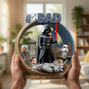 Strongest Dad Acrylic Plaque, Personalized Father's Day Gifts For Dad 02qhtn240426-Homacus