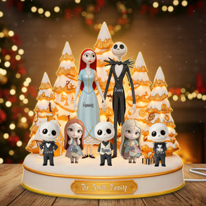 Family Light Box - Personalized Gifts For Family Custom Shape Acrylic Light Box 04OHLU301025-Homacus