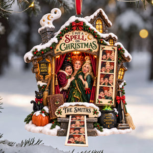 I Put A Spell On Christmas Ornament - Personalized Gifts For Christmas Ornament 02HATA220926-Homacus