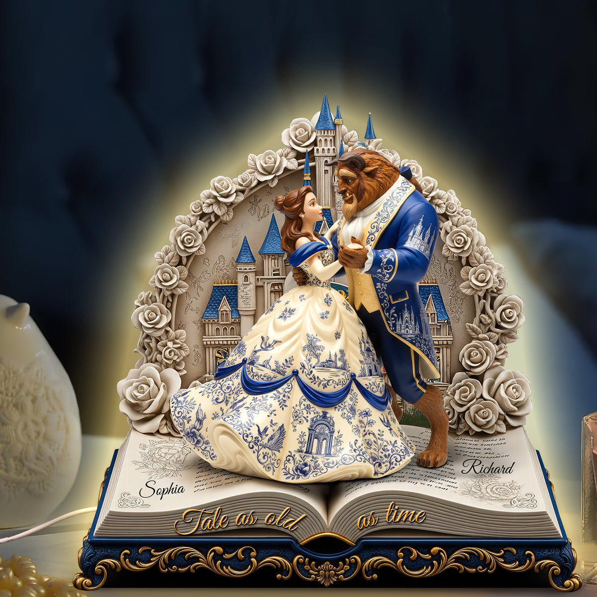 Romantic Couple Acrylic Light Box - Personalized Gifts For Couple 04PGQN301025-Homacus