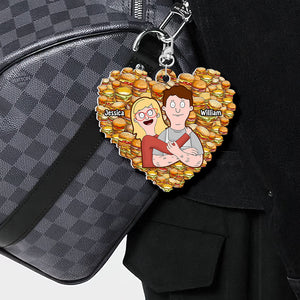 Personalized Gifts For Couple Keychain 02ACDT130225HG-Homacus