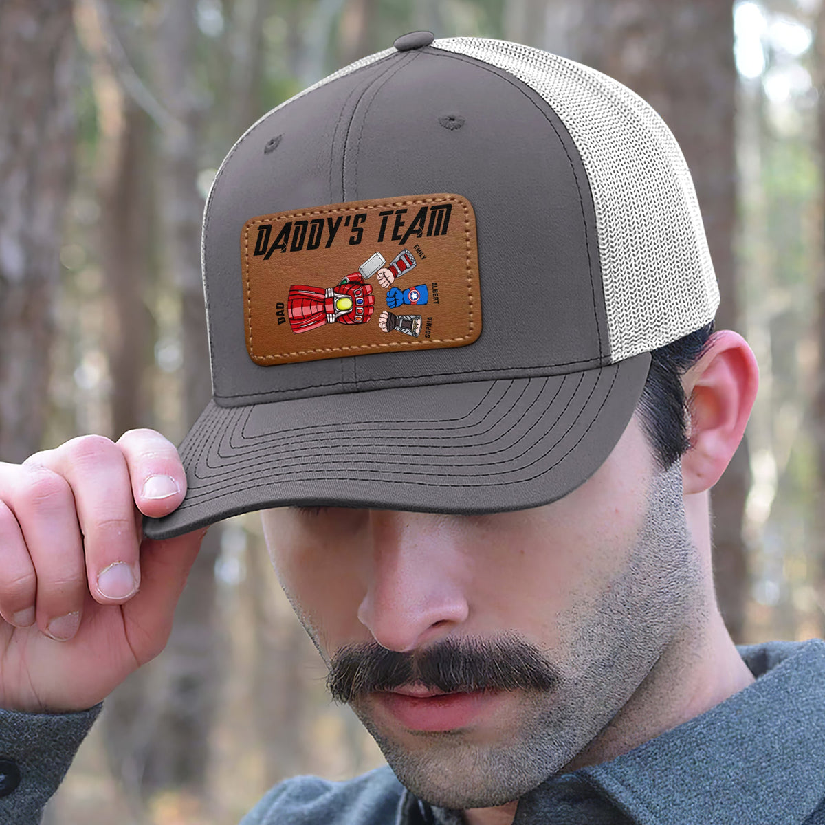 Hero Dad Trucker Hat - Personalized Gifts For Father 02ACQN210524HA-Homacus