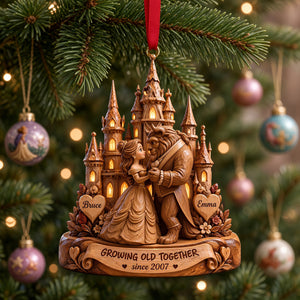 Forever By Your Side Christmas Ornament - Personalized Gifts For Couple 06QHLU180926