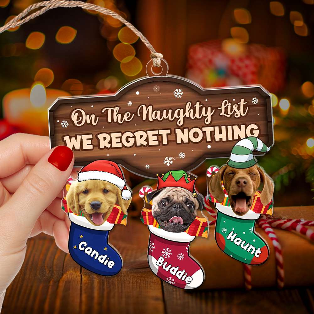 Custom Photo Christmas Gifts For Pet Lovers Ornament 01XQLU141024-Homacus